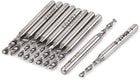 38mm Long 1.5mm-2.4mm Tip Carbide CNC PCB End Mini Micro Drill Bits Set 10 in 1