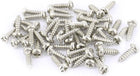 50pcs M3 X 10mm Stainless Steel Cross Pan Head Self Tapping Screws Bolts
