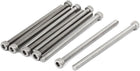M6x100mm Thread 304 Stainless Steel Hex Socket Head Cap Screw Bolt DIN912 10pcs
