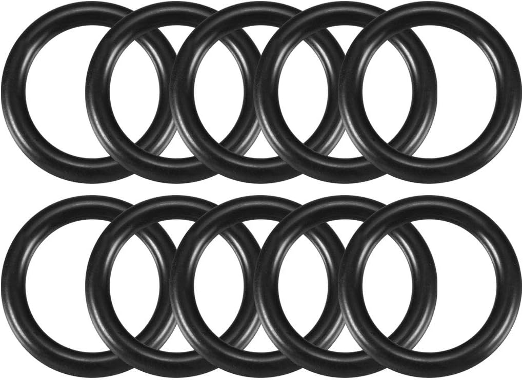 Nitrile Rubber O-Rings, 22mm OD 16mm ID 3mm Width, Metric Sealing Gasket, Pack of 10