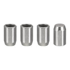M4 Internal Thread Dowel Pin 4pcs 6x10mm Chamfering Flat Exhaust Groove Cylindrical Pin Bed Bookshelf Metal Devices Industrial Pins