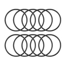 Nitrile Rubber O-Rings 28mm OD 25mm ID 1.5mm Width, Metric Sealing Gasket, Pack of 10