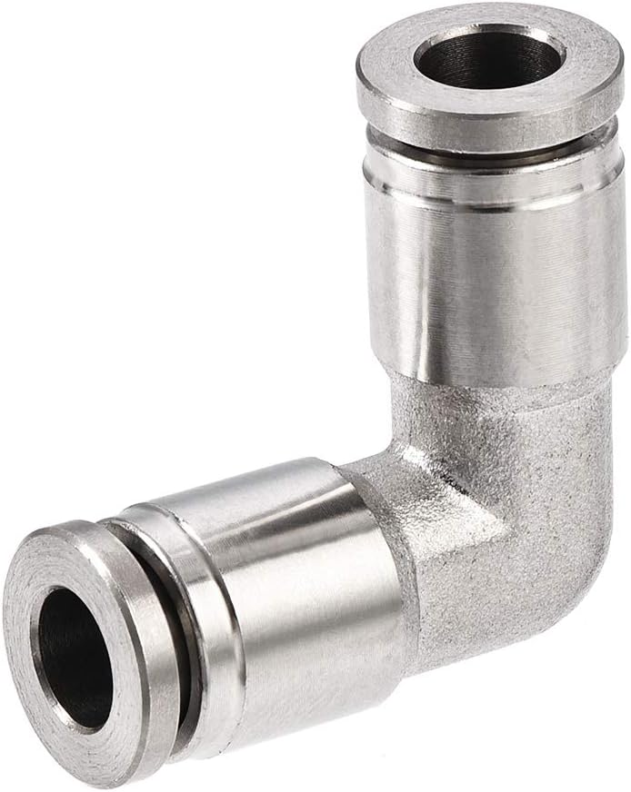 Push to Connect Tube Fitting L Shape Pneumatic Connector for 6mm OD Tube