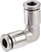 Push to Connect Tube Fitting L Shape Pneumatic Connector for 6mm OD Tube