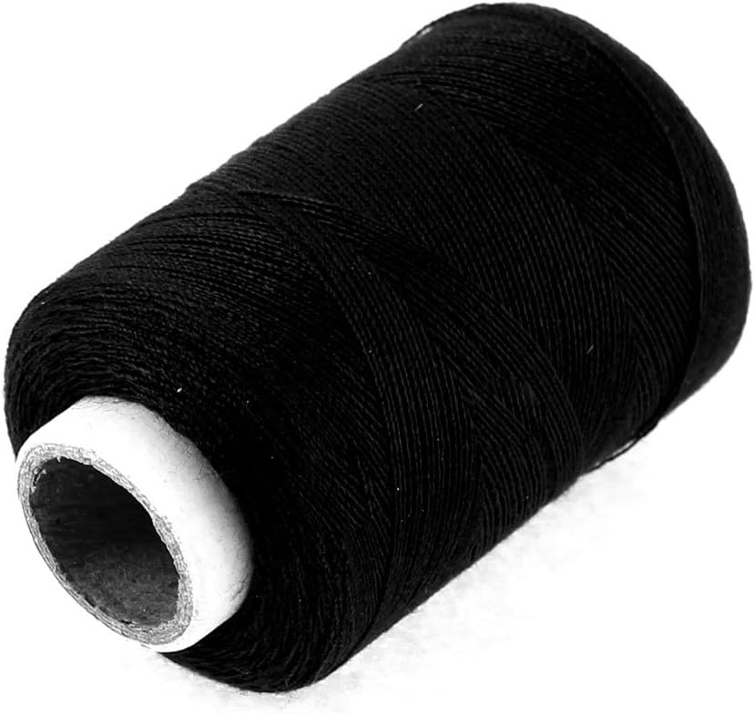 LinkMejor Terylene Household Tailor Sewing Thread Reel Line Spool 31mm Dia Black