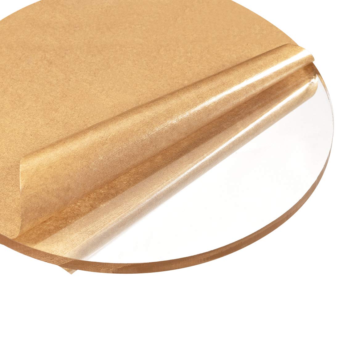 Acrylic Sheet Circle Round Disc,Clear,6mm Thick,5" Diameter,Acrylic Round Sheet(120mm)