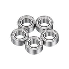 5pcs MR105ZZ Deep Groove Ball Bearings 5x10x4mm Chrome Steel Miniature Bearing Double Shielded Precision Bearings, P5 (ABEC 5)