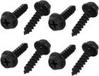 M5x20mm Iron Zinc Plated Self-Tapping Hex Flange Phillips Drive Blot Screw 8pcs