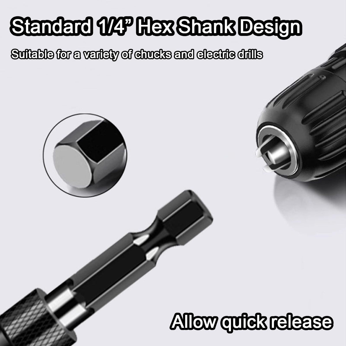 Deburring External Chamfer Tool Tungsten Carbide, 1/4" Hex Shank 1/8"-3/4"