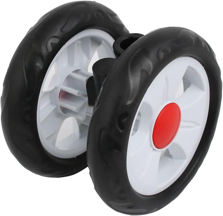 140mm Diameter Plastic Double Wheel Swivel Pulley Roller for 16mm Tube