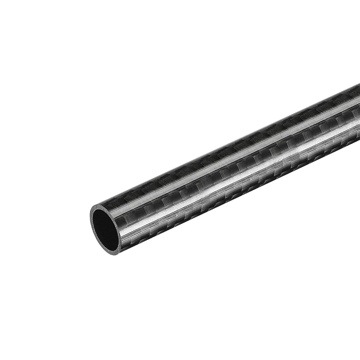 Carbon Fiber Round Tube 12x10x500mm 3K Roll Wrapped Glossy Surface for RC Airplane Quadcopter 1Pcs