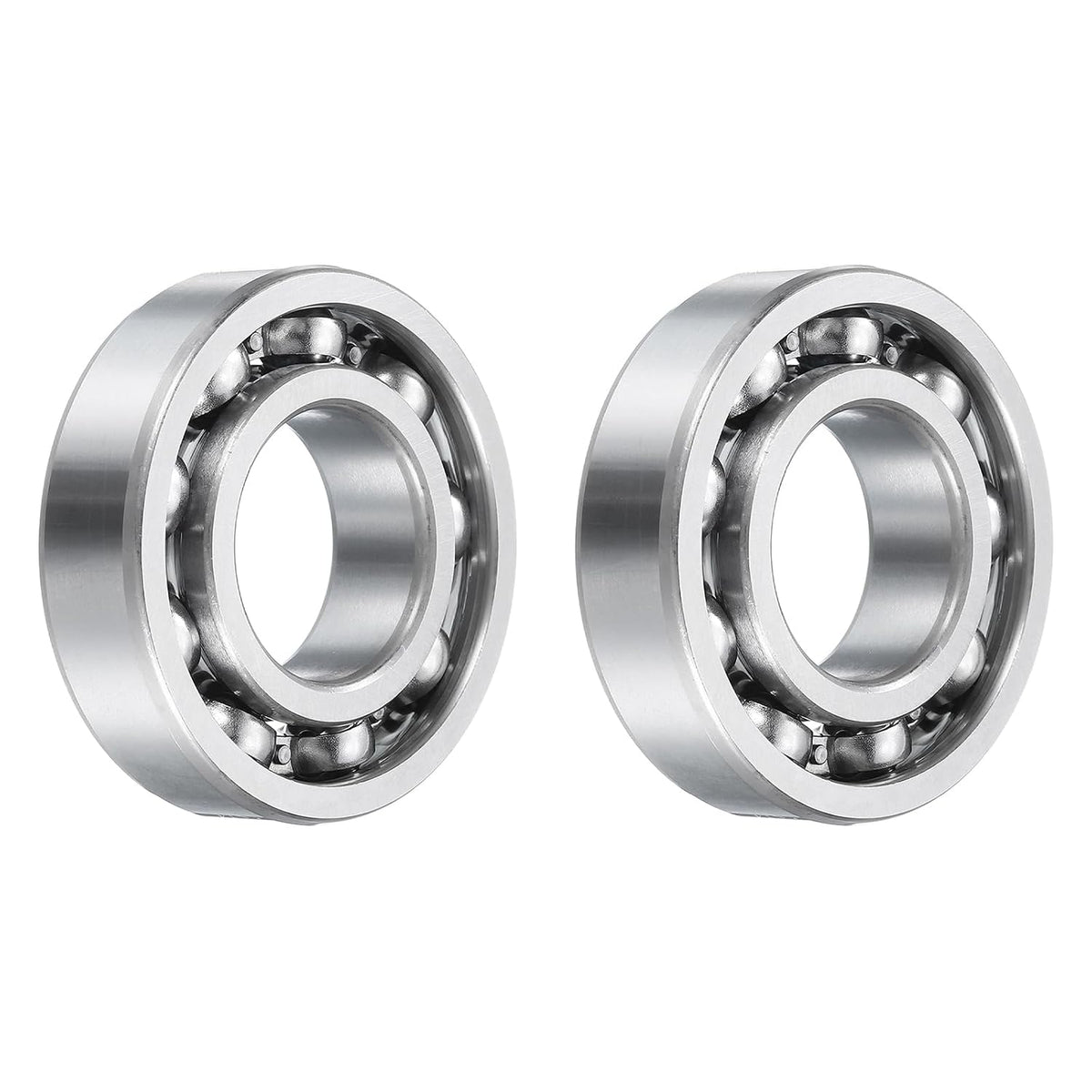 2pcs 6206 Deep Groove Ball Bearing, 35 x 62 x 14mm C3 Open Type Chrome Steel Bearings ABEC3(P6)