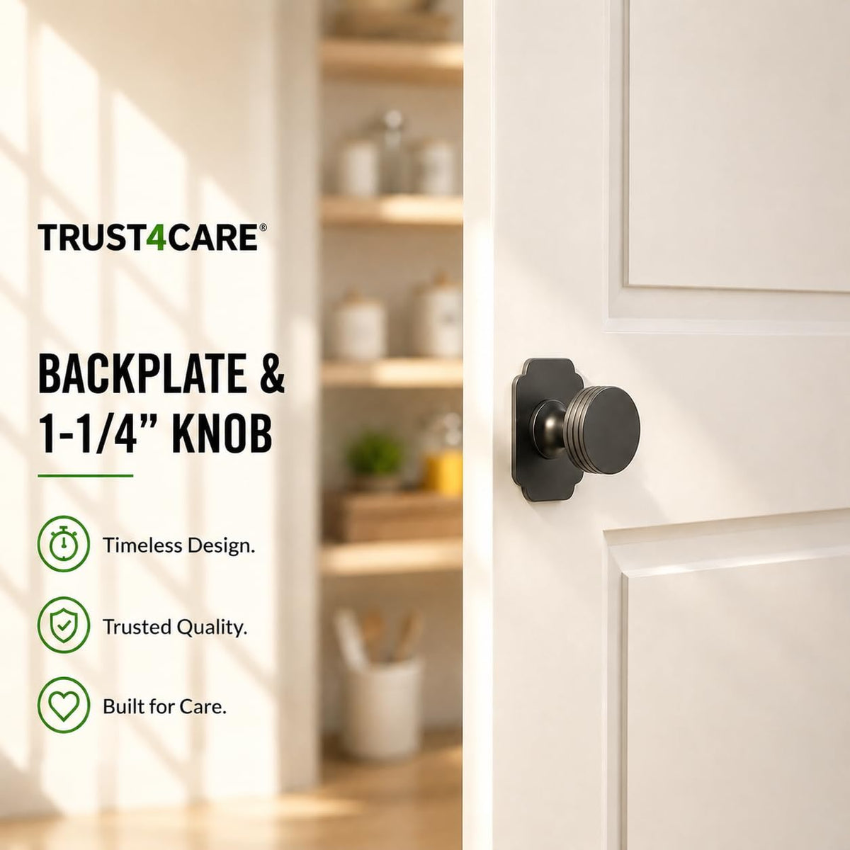 LinkMejor 4-Pack 1.7" Plăci Negre pentru Mânerele de Closet Făcătorie Dublu