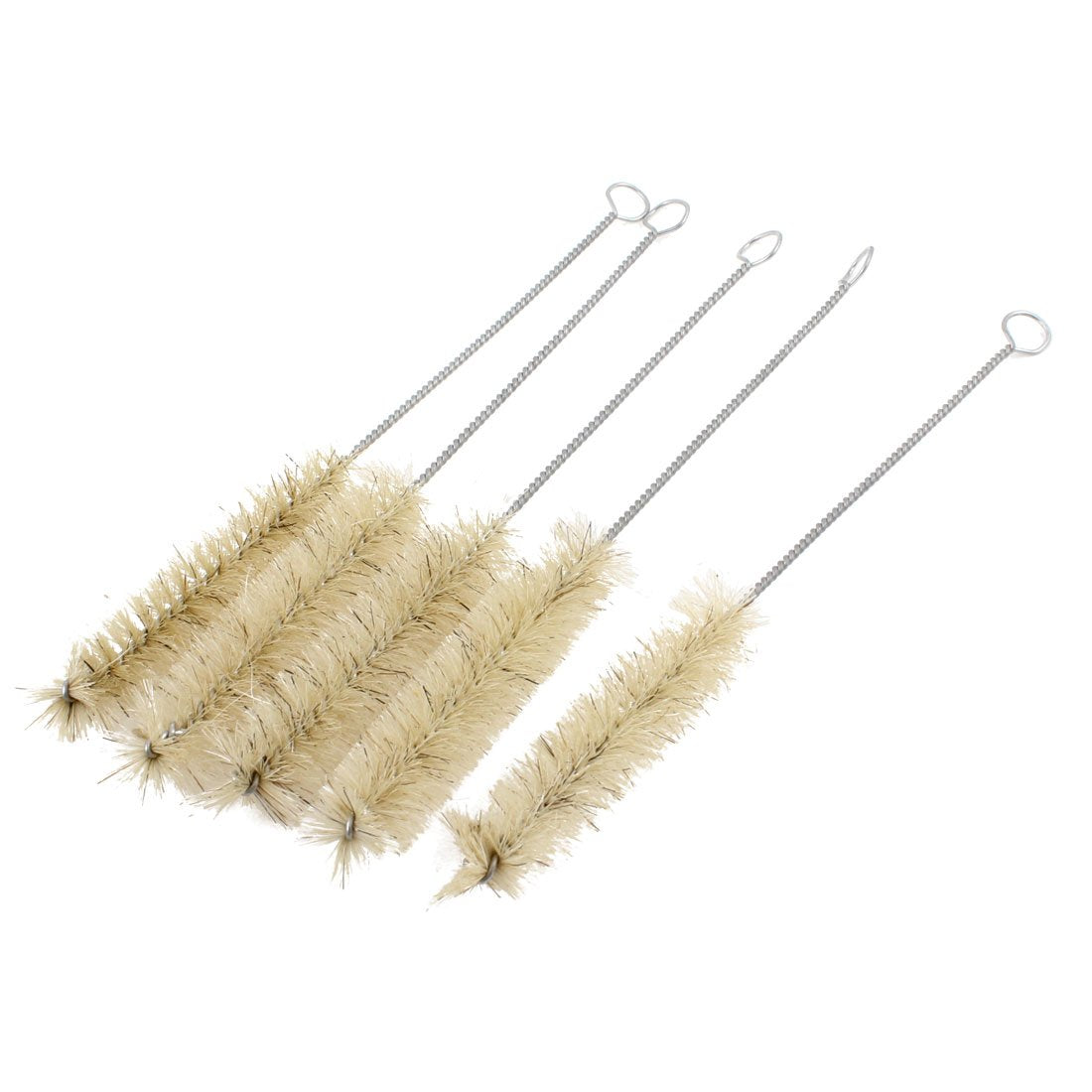 5Pcs 19cm Long Chemistry Test Tube Bottle Measurements Cleaning Tool Brush