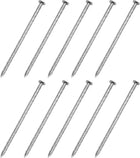 50Pcs Fence Deck Nails, 3 Inch 304 Stainless Steel Spiral Deck Nail Spiral Shank Spikes for House Floor Repairing Wall Woodworking, Silver