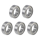 MR148ZZ Deep Groove Ball Bearings 8mm Inner Dia 14mm OD 4mm Bore Double Shielded Chrome Steel Z2 5pcs