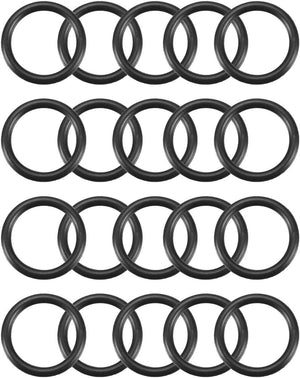 Nitrile Rubber O-Rings, 17mm OD 13mm ID 2mm Width, Metric Sealing Gasket, Pack of 20