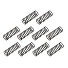 Compression Spring - 1.2mm Wire Dia, 12mm OD, 35mm Free Length Spring Steel Extension Spring,Black,10Pcs
