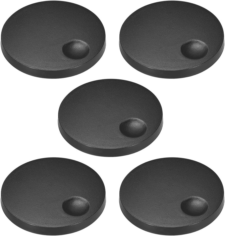 5pcs Potentiometer Control Knobs for Encoder Code Switch Acrylic Volume Tone Knobs Black D Type 6mm