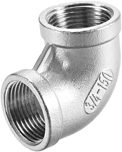 Stainless Steel 316 Cast Pipe Fitting 90 Degree Elbow 3/4 BSPT Female X 3/4 BSPT Female Thread