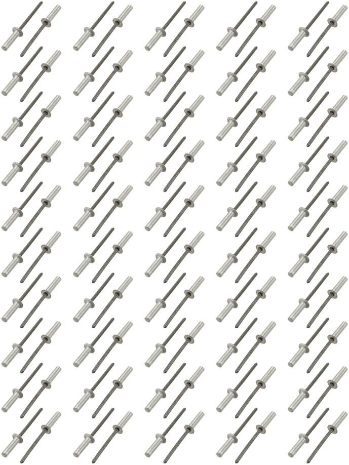 4mmx16mm Aluminum Countersunk Head Closed End Blind Rivets Fastener 100pcs