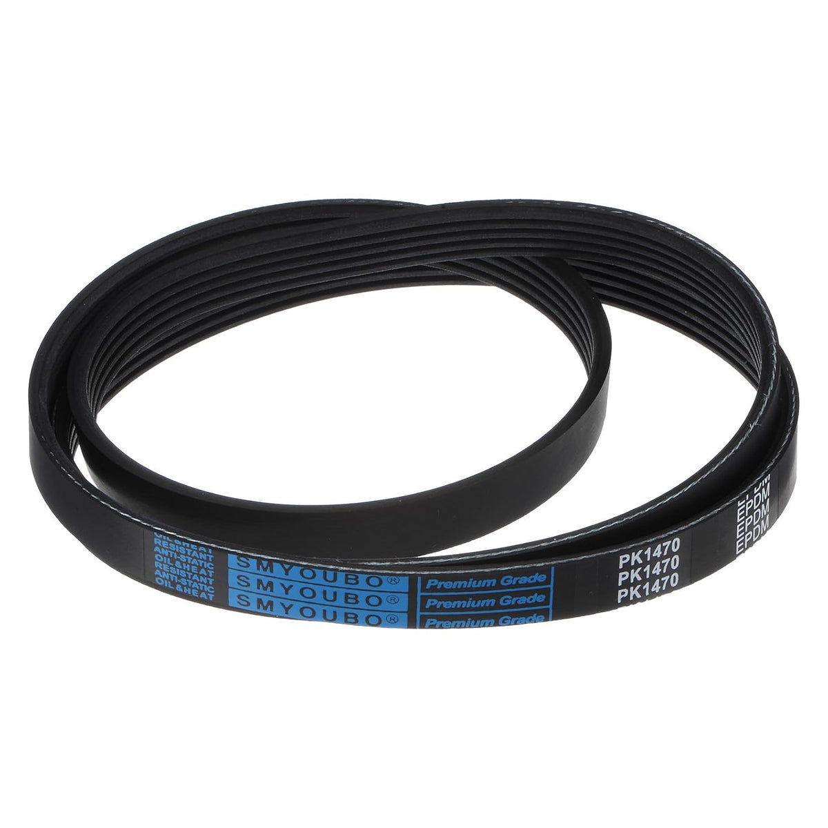 5K579/5PK1470 Serpentine Belt 5 Ribs 1470mm Length x 18mm Width x 5mm Thick, EPDM Poly V Belt, Micro V-Ribbed Belt for Vehicle