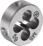 M5 x 0.8 Metric Round Die, Machine Thread Right Hand Threading Die, Alloy Steel Screw Thread Cutting Die