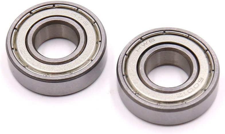 a17060200ux0171 2Pcs 6001Z Stainless Steel Motorcycle Deep Groove Radial Ball Bearing 28 x 12 x 8mm, 2 Pack