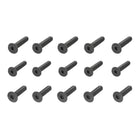 Hex Socket Countersunk Flat Head Screws, M3 x 8mm, M3 x 10mm and M3 x 12mm Bolts Alloy Steel Black 300pcs