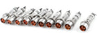 10 Pieces 7.5mm Male Thread Dia Red Indicator Signal Light DC 24V
