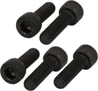 5pcs M5x16mm Fully Thread 12.9 Grade Hex Socket Cap Left Hand Screw Bolt Black