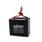 AC 450V 16uF 5% Wired Connector Electric Fan Running Capacitor CBB61
