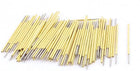 98Pcs PL75-B1 0.76mm Dia. Spring Loaded Contact Testing Test Probe Pin