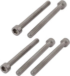 5 Pcs M6x60mm Thread Hex Socket Drive Cap Head Titanium Screw