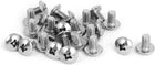 M6x10mm Stainless Steel Truss Phillips Head Machine Screws 25pcs