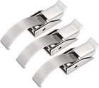 1.83-inch SUS304 Stainless Steel Draw Toggle Latch with Spring-Steel Hook - 3 Pcs