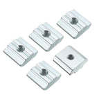 Slide in T-Nut, M3 Half Round Roll in Sliding Threaded for 3030 Series Aluminum Extrusions Profile, Pack of 12