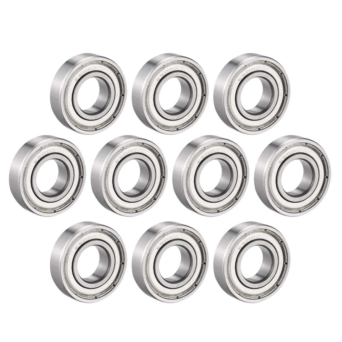 Deep Groove Ball Bearing Double Shield 10mm x 22mm x 6mm Chrome Steel Bearings 10pcs