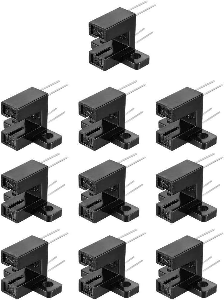 10 Pcs 3/16 inches Slot PCB Photo Interrupter Slotted Optical Sensor Switch HY505