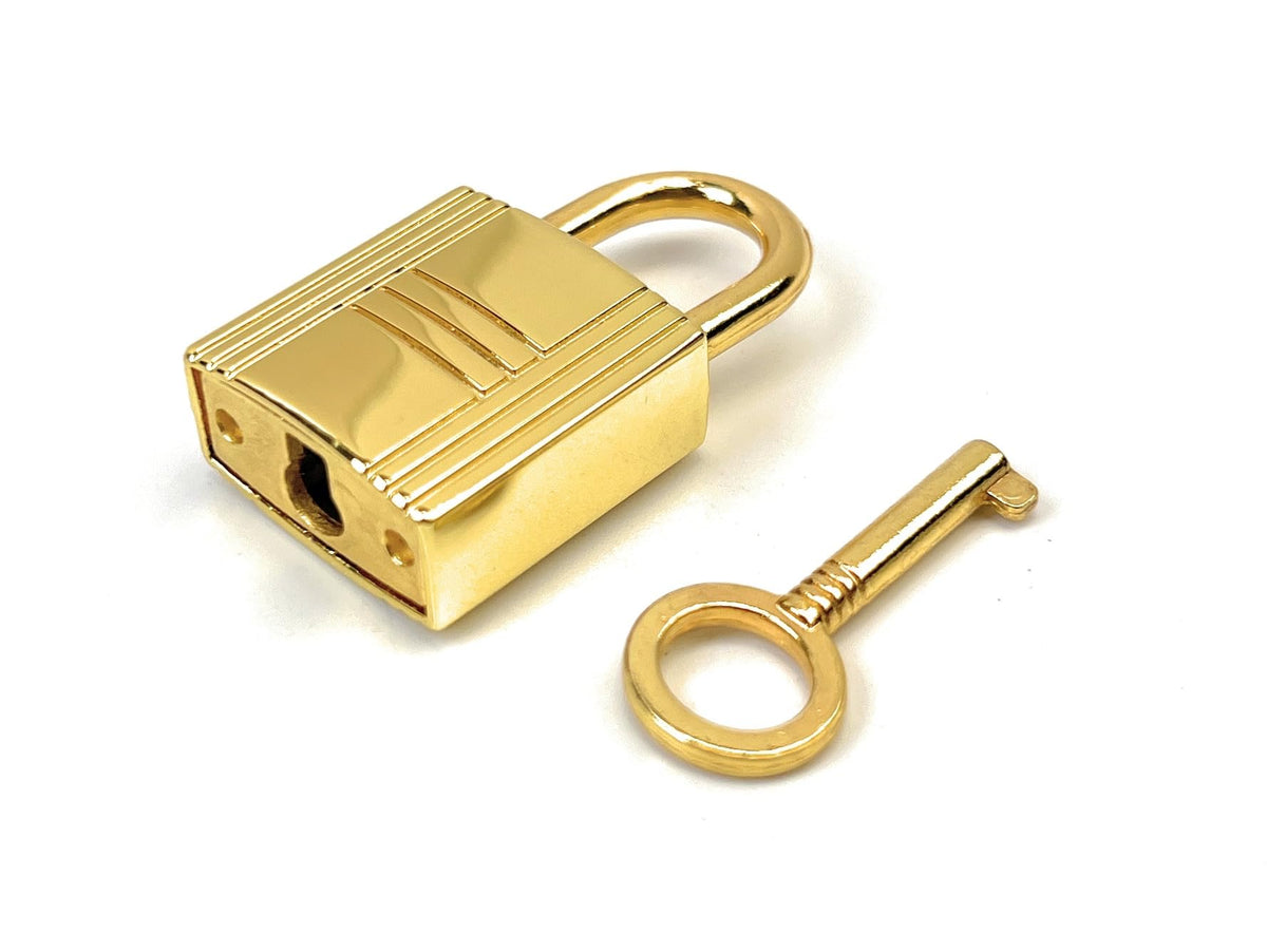 LinkMejor 4 stk Gull Mini Låser med Nycklar til Bag Charms
