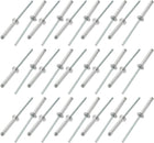 30 Pcs 3.2mm x 21mm Aluminum/Steel Open End Blind Rivets