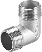 Stainless Steel 304 Cast Pipe Fitting 90 Degree Elbow 3/4 BSPT Male x 3/4 BSPT Male Thread