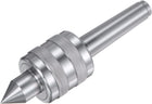 MT2 Live Center, Morse Taper Precision Medium Duty Rotary Knurling Live Center for CNC Lathe Metal High Speed Turning Revolving Milling