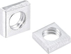 Square Nuts, M4x6mmx2mm Zinc-Plated Metric Coarse Thread Assortment Kit, 200 Pcs