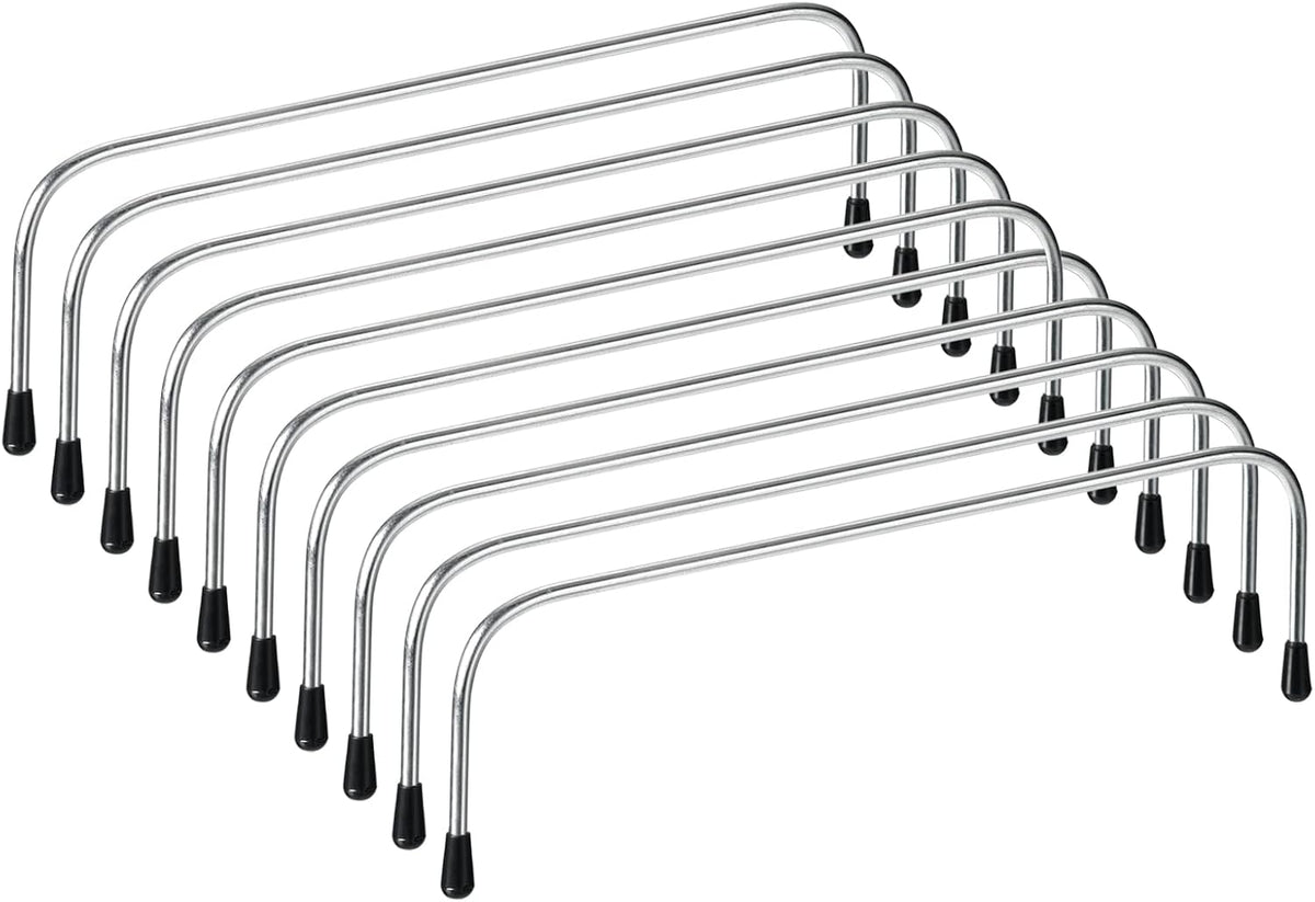 Metal Internal Wire Frames - 9.84" 10Pcs Tubular Bag Frame Rectangle Bag Handles for Lunch Bag Purse Bag Backpack DIY Making