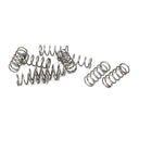 Compression Spring,304 Stainless Steel,6mm OD,0.6mm Wire Size,15mm Free Length,Silver Tone,10Pcs