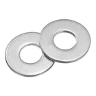 100 Pcs Fender Washer, M8 304 Stainless Steel Flat Washer Fastener Sealing Gasket, Silver
