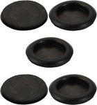 5pcs Wire Protective Grommets Black Rubber 55mm Dia Single Side Grommets