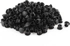 Plastic Locking Panel Hole Plugs 5/16 Inch 8mm Dia. 250 Pcs Black