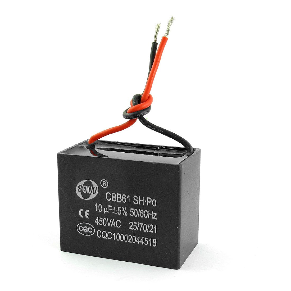 a14071400ux0489 AC 450V 10uF 5% Tolerance Motor Run Capacitor CBB61 for Ceiling Fan